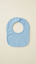 Sky bounce blue cotton baby bib